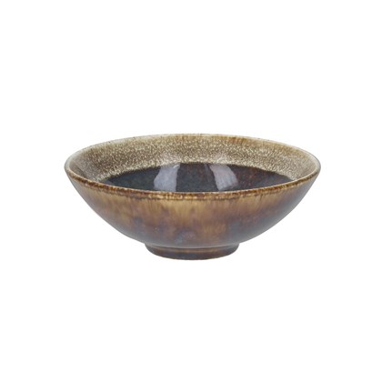 Fruit Bowl 15cm Blue And Brown