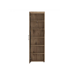 Linen Cabinet Left-Hand 1 Door – Viking Oak & Grey Cosmos