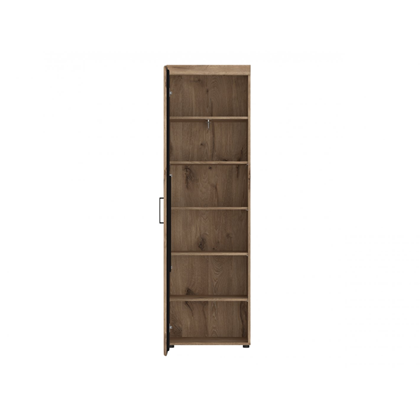 Linen Cabinet Left-Hand 1 Door – Viking Oak & Grey Cosmos