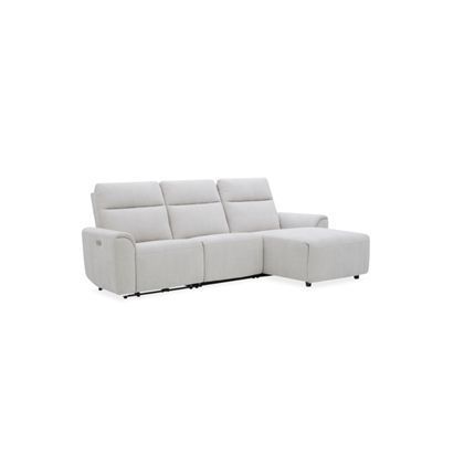 2-Seater Sofa Right with Chaise Longue – Grey