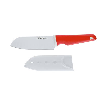 Silverstone Santoku Knife 13cm Red