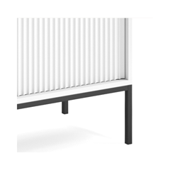 Sideboard 2 Doors 2 Drawers - White