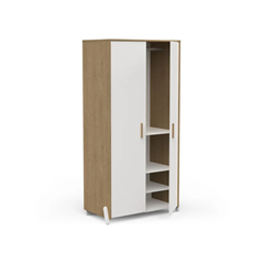 White 2 Door Wardrobe