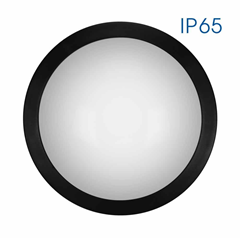 LED Lighting Fixture Mezzo/R 18W Black 4000K