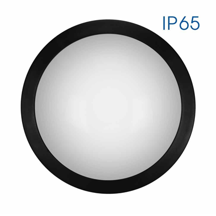 LED Lighting Fixture Mezzo/R 18W Black 4000K