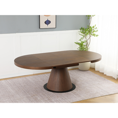 Extending Dining Table – Walnut Veneer
