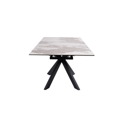 Extendable Chinese Ceramic Table 160-240 x 90 x 76 cm