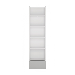 Bookcase 1S White Alpin - Billbergia