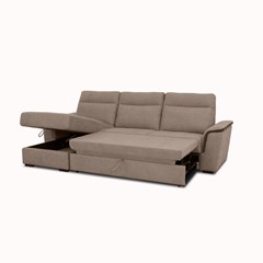 2-Seater Sofa Bed with CHL Left - Stone (BET 003)