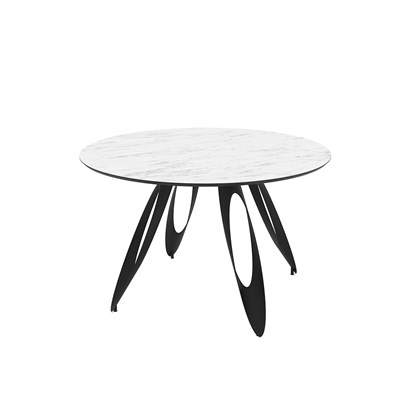 Dining Table 130 X130X76cm - Marble Matt