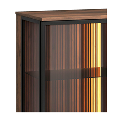 TV Cabinet - Cashmere and Warmia Walnut