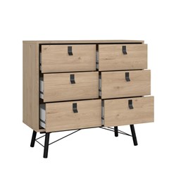 Ry Double dresser 6  drawers