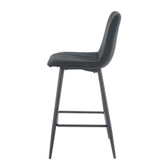 Bar Stool Black With Black Legs