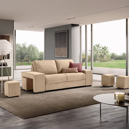 3-Seater Sofa Bed H16 Piaz. -  L05