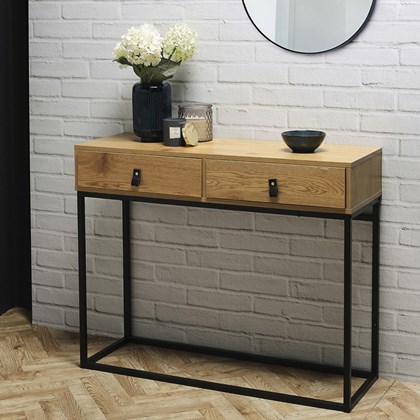 Console Table With Drawer Abbot Wood