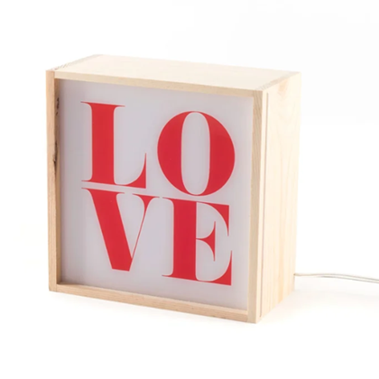 Lighthink Box Light Wood 21X10 5Xh21cm