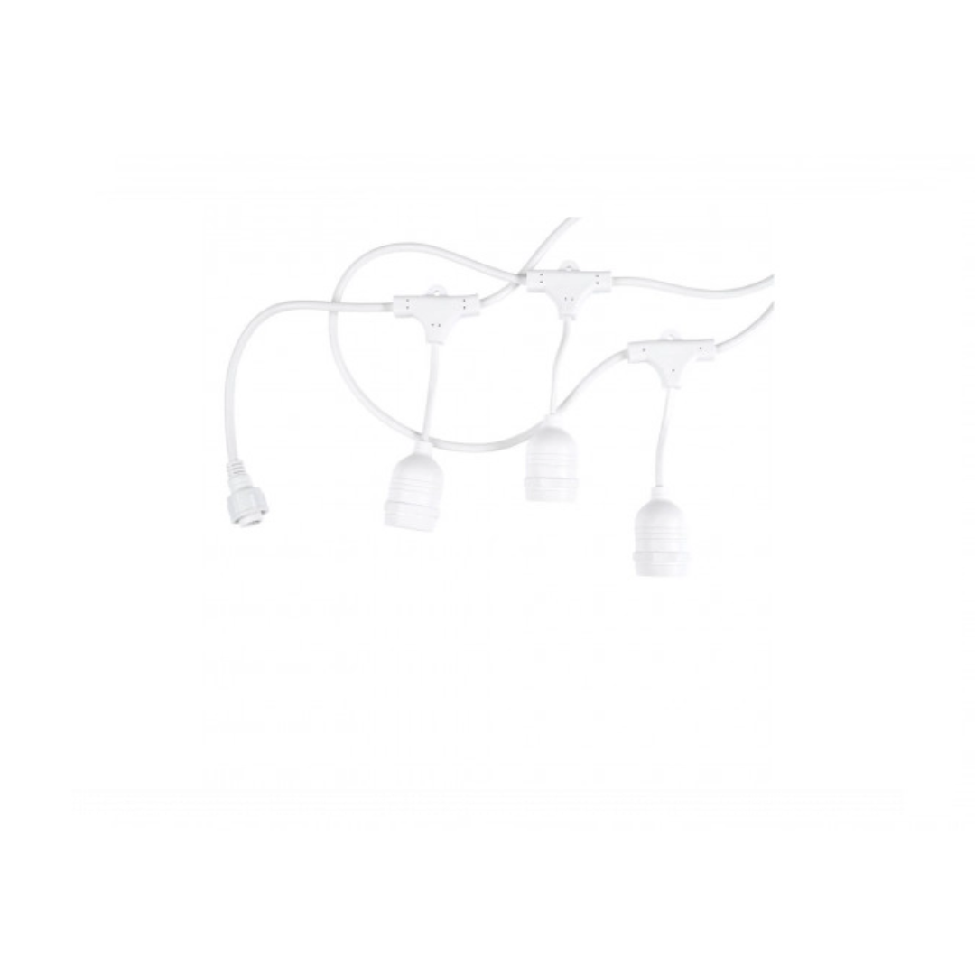 White Outdoor String Light – 15 Bulbs, E27