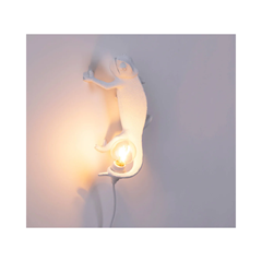Chameleon Lamp Going Up USB – White