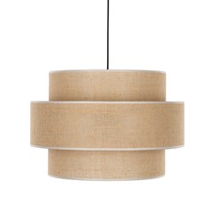 Pendant Lamp Calisto - Jute & Black