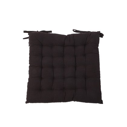 Chair Cushion - Black 45xw45x5cm