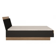 Bed 160 – Stirling Oak & Matt Black
