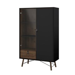 Ry China cabinet in Black Walnut Colour