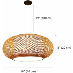Antique Bamboo Pendant Lamp