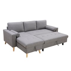 Corner Sofa Bed with Storage