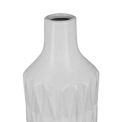 Neck Vase Ceramic White