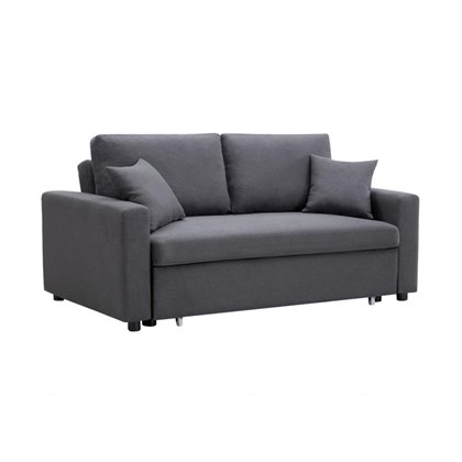 Sofa 2-Seater with Pull Out Bed Grey