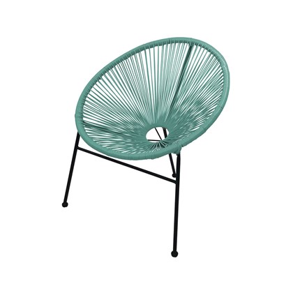Lounge Rope Chair - Tiffany Blue