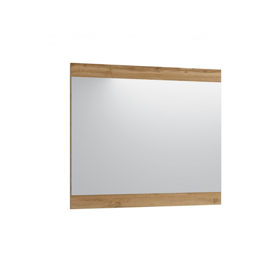 Rectangular Wall Mirror – Oak Wotan