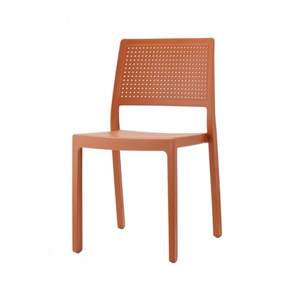 Set of 6 Emi Chairs Terracotta