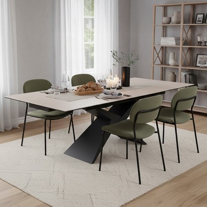 Extendable Ceramic Table 180-260 x 90 x 76 cm