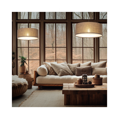 Jute Pendant Light 3L x E27