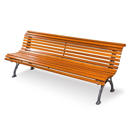 Bench  Napoli with Iroko wood