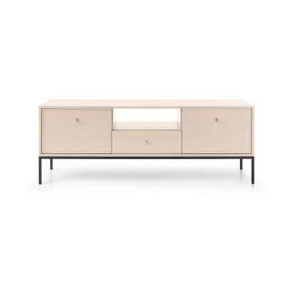 TV Unit – 2 Doors, 1 Drawer, Beige