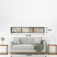 Slim Composition Sand Coloured 25X150 cm