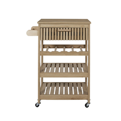 Trolly Table Wood – Natural Brown