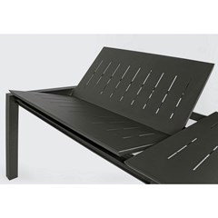 Dark Grey Extendable Table 200-300x110cm