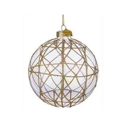 Rhombus Christmas Tree Ball 10cm