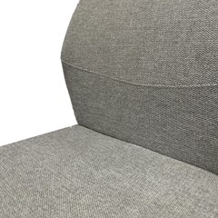 Grey Dining Chair With Matt Black Legs