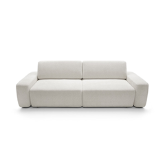 3-Seater Sofa Bed – White