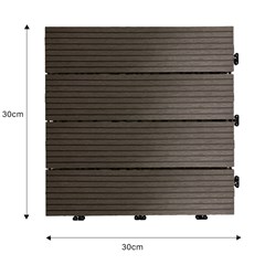 Decking Tile WPC - Light Gray