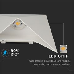 Wall Light 5w Led White Body 3000k Ip65