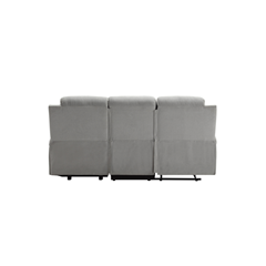 Right Recliner Corner Sofa - Grey