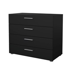 Pepe chest 4 drawers Black