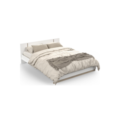 Bed 160x200 cm – Kronberg/Waterford Oak & Matt White
