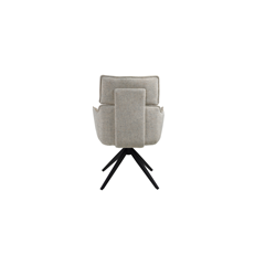 Chair – Soft Real Leather & Fabric