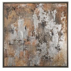 Silver Accent Acryl Painting 105X105